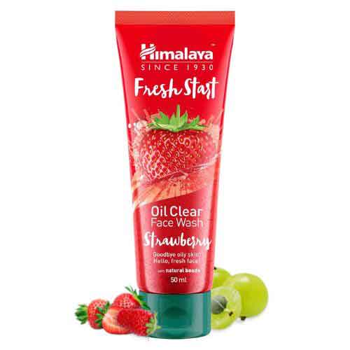 Himalaya Fresh Start Oil Clear Face Wash, Strawberry, 50ml