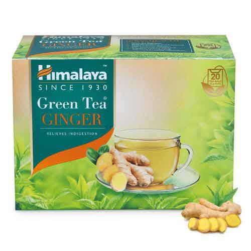 Himalaya Green Tea Ginger (20 Tea Bags Envelopes (2 g Each)