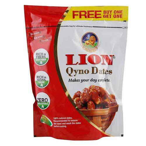 Lion Qyno Deseeded Dates, 500g (Buy 1 get 1 Free)