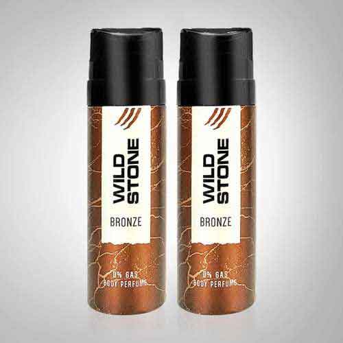 Wild Stone Bronze Body Perfume – 120 ml each (Pack of 2)