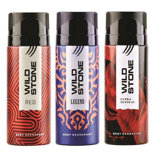 Wild Stone Deodorant Mega Pack(Red, Ultra Sensual and Legend) 200ml X 3