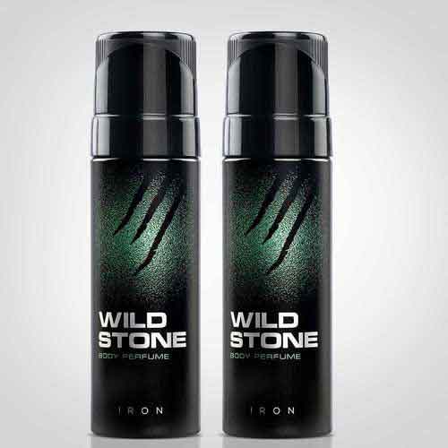 Wild Stone Iron Body Perfume – 120 ml each (Pack of 2)